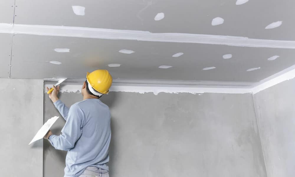 Poligon alçı sıva uygulaması